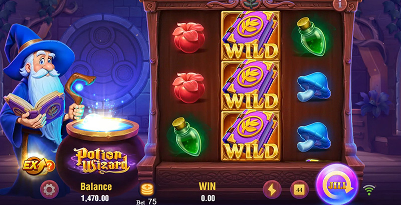 JILI Potion Wizard Slot - Wild Symbol