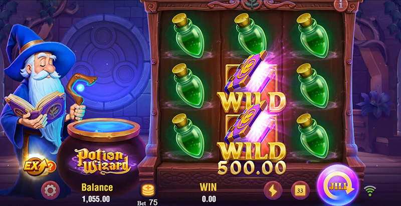 JILI Potion Wizard Slot - Random Multiplier