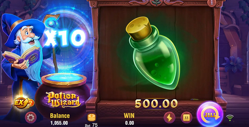 JILI Potion Wizard Slot - x10 Multiplier