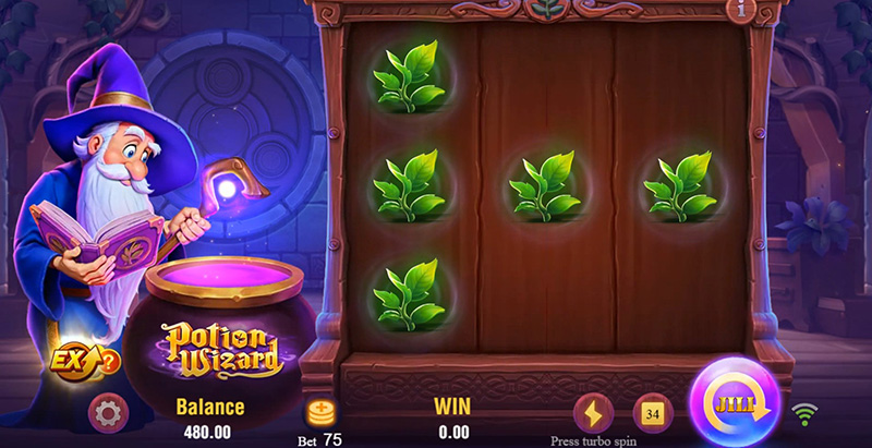 JILI Potion Wizard Slot - Reveal Symbol