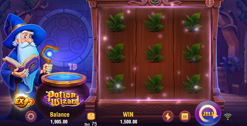JILI Potion Wizard Slot - Total Win