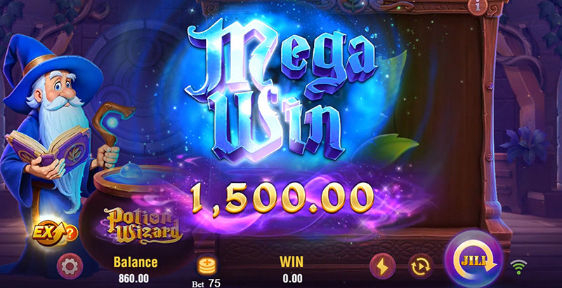 JILI Potion Wizard Slot - Mega Win