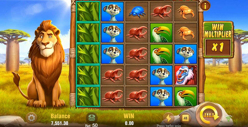 JILI Safari Mystery Slot - Nudge Reveal Feature