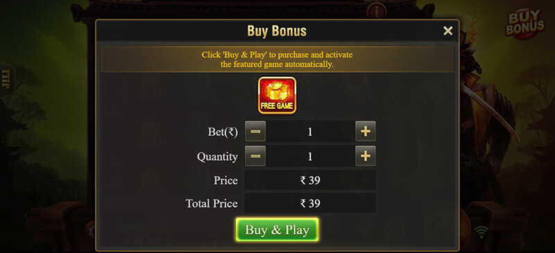JILI Shogun Slot - Buy Bonus