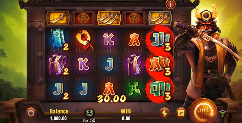 JILI Shogun Slot - Two-Katana Symbol