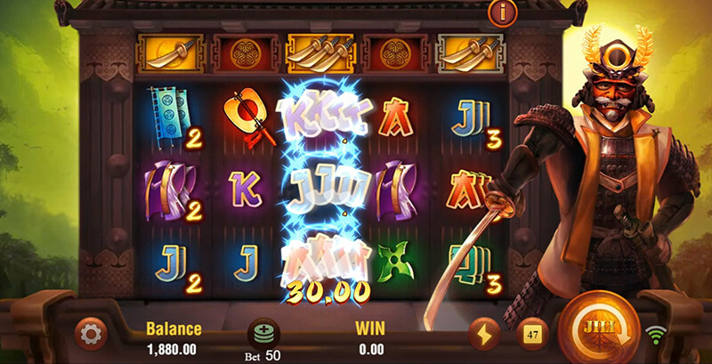 JILI Shogun Slot - Three-Katana Symbol