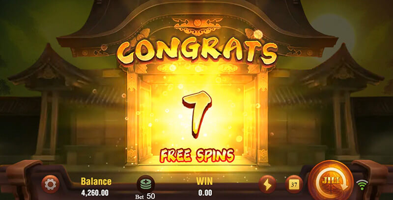 JILI Shogun Slot - 7 Free Spins