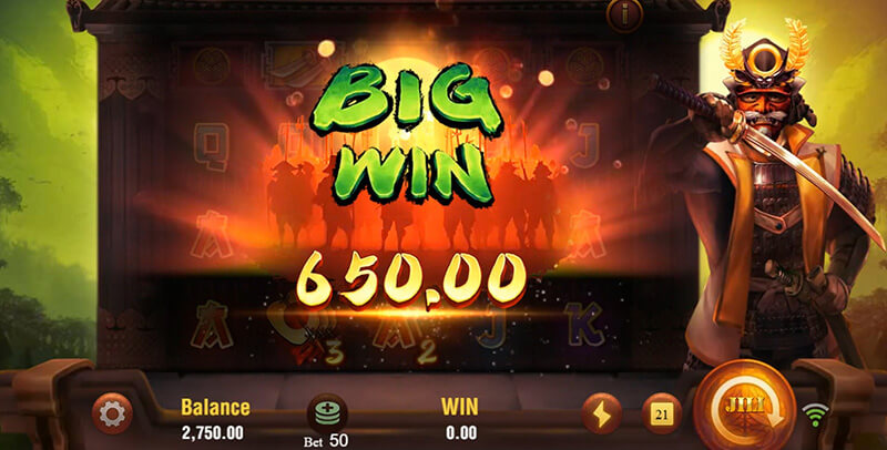 JILI Shogun Slot - Big Win
