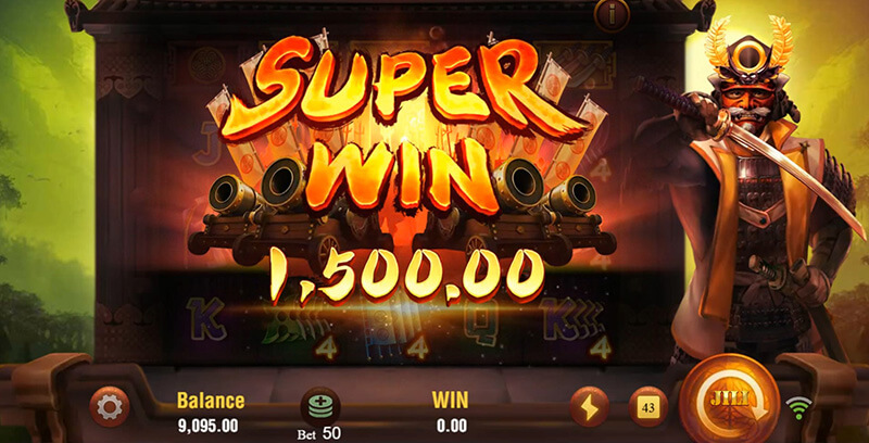 JILI Shogun Slot - Super Win