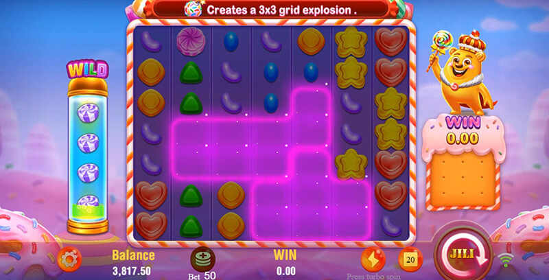 JILI Sweet Land Slot - Multiplier Spots