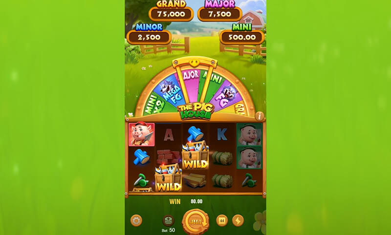 JILI The Pig House Slot - Wild Symbol