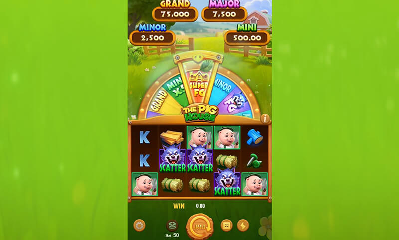 JILI The Pig House Slot - Lucky Wheel