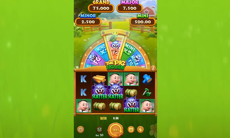 JILI The Pig House Slot - Red Mega Free Spins
