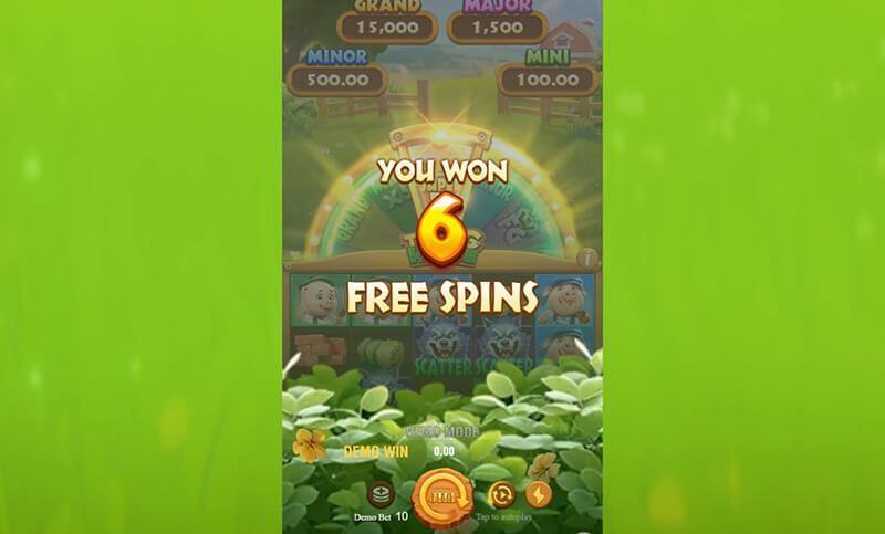 JILI The Pig House Slot - Super Free Game Mode 6 Free Rounds