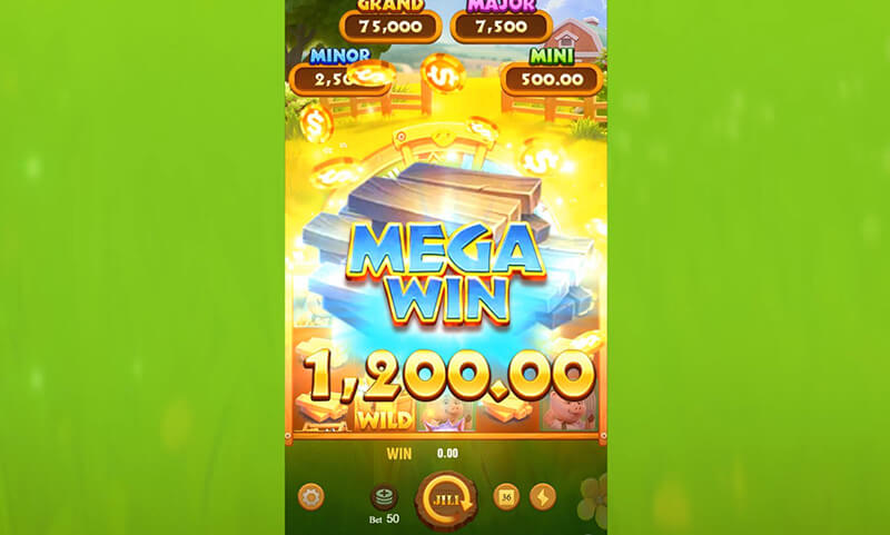 JILI The Pig House Slot - Mega Win