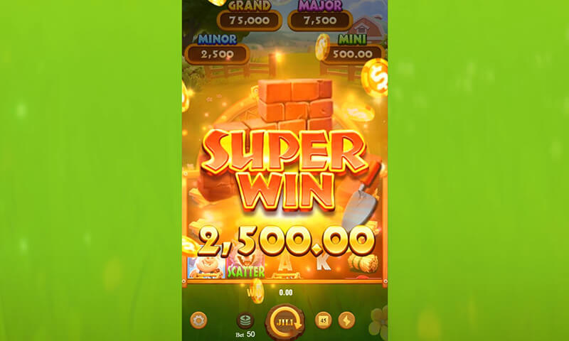 JILI The Pig House Slot - Super Win