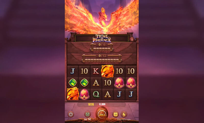 JILI Trial of Phoenix Slot - Layout Expansion Feature