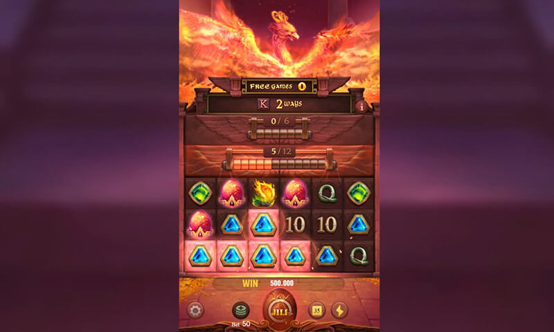 JILI Trial of Phoenix Slot - Randomly Upgraded Symbol