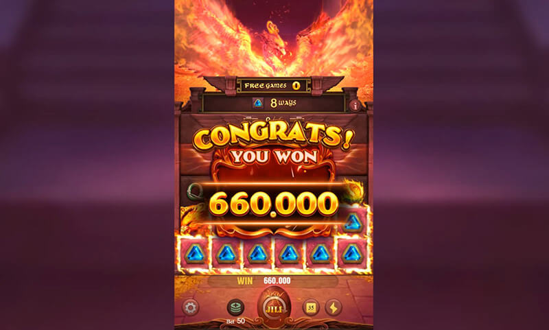 JILI Trial of Phoenix Slot - Total Rewards