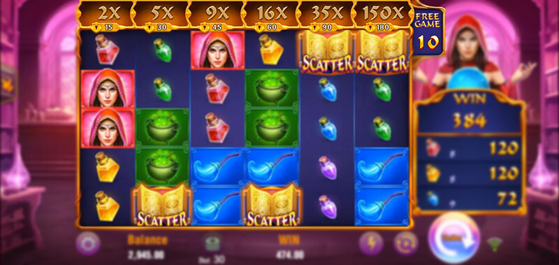 JILI Witches Night Slot - 6 Unlockable Win Multiplier