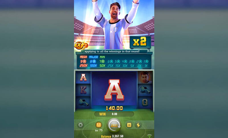 JILI World Cup Slot - Giant Symbols Winning Combination