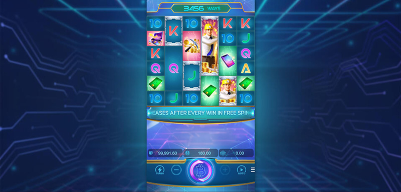 PG Crypto Gold Slot - Silver Framed Symbols