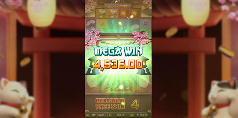 PG Lucky Neko Slot - Big Win Bonus