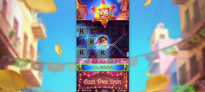 PG Pinata Wins Slot - Free Spins Bonus 6X