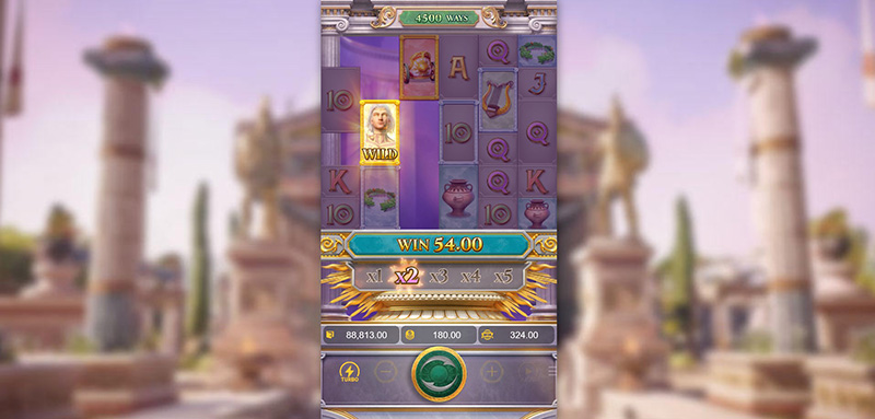 PG Rise of Apollo Slot - Wilds On The Way for Wild Symbols
