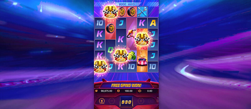 PG Speed Winner Slot - Free Spins Feature